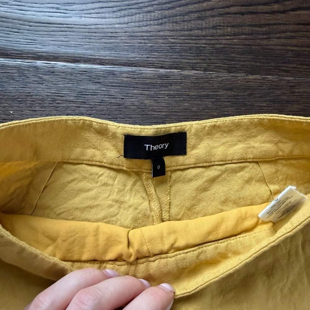Theory | Linen Shorts - Picture 2 of 4
